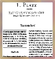 Auszug Restaurantf&uuml;hrer
